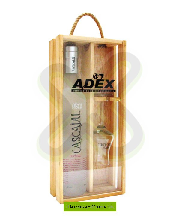 CAJA DE PISCO 500 ML MODELO 5