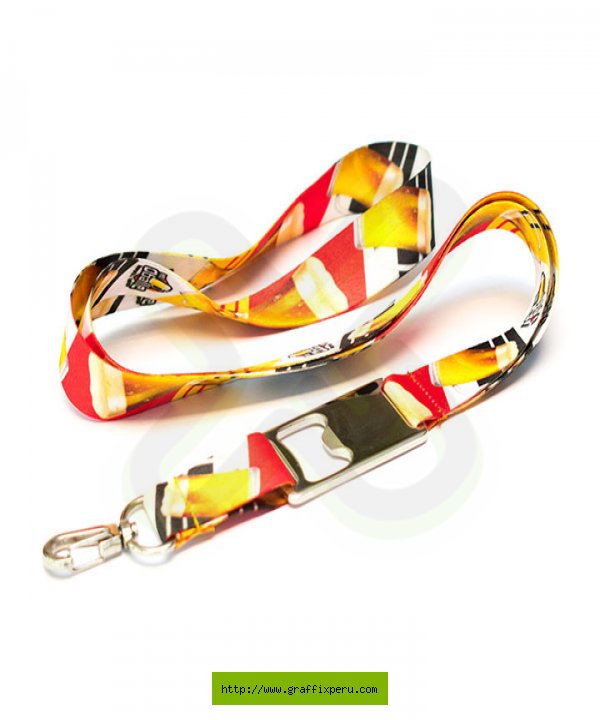 llavero lanyard destapador