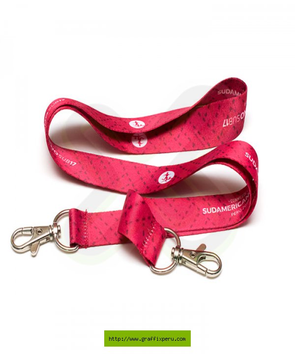 colgante con doble mosqueton