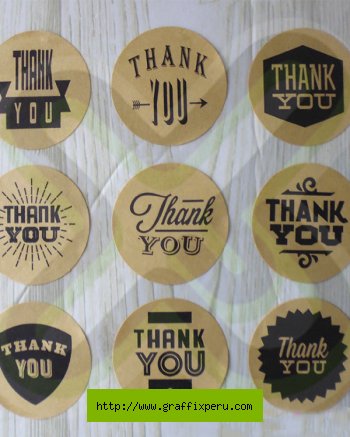 STICKER DE PAPEL ECOLÓGICO