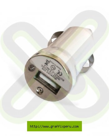 CARGADOR USB PARA AUTO PUBLICITARIO