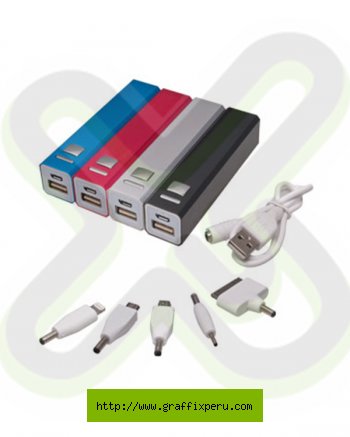 POWER BANK METÁLICO PUBLICITARIO COLOR SILVER