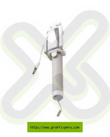 SELFIE MONOPOD PLEGABLE MEDIANO COLOR PLOMO PUBLICITARIO