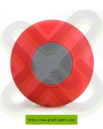 PARLANTE CON BLUETOOTH PUBLICITARIO COLOR ROJO