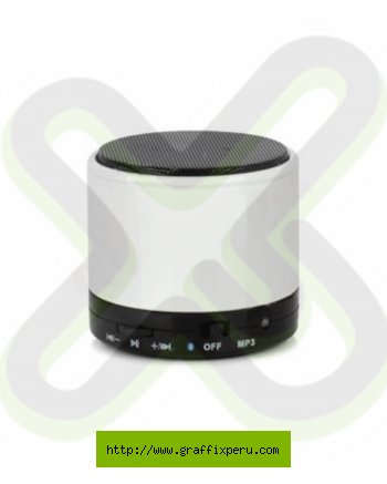 PARLANTE BLUETOOTH PUBLICITARIO BLANCO