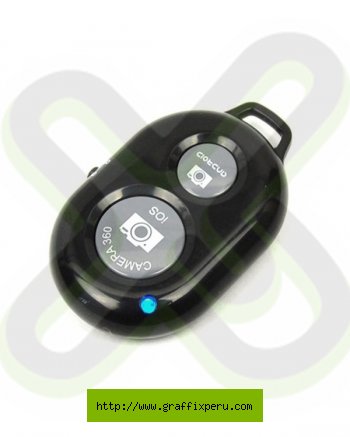 CONTROL PARA TOMAR FOTO SELFIE COLOR NEGRO PUBLICITARIO