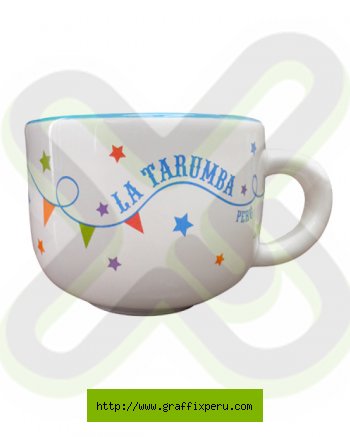 taza corporativa publicitaria con logo - danna