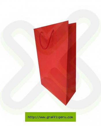 BOLSA COUCHE 22x29x10 COLOR ROJO 