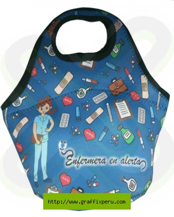 LUNCHERA DE NEOPRENO SUBLIMADA