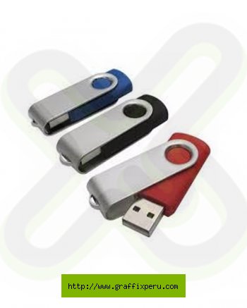 USB  PLASTICO / METAL COLORES