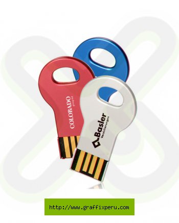 USB MINI METALICO TIPO LLAVE - KEY
