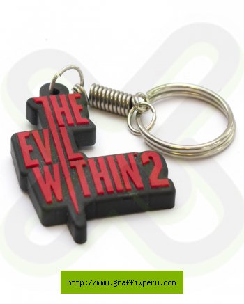 LLAVERO MICROINYECTADO EN PLASTISOL