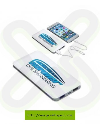 Power bank metálico slim