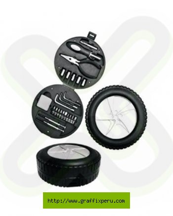 Set-de-herramientas modelo llanta