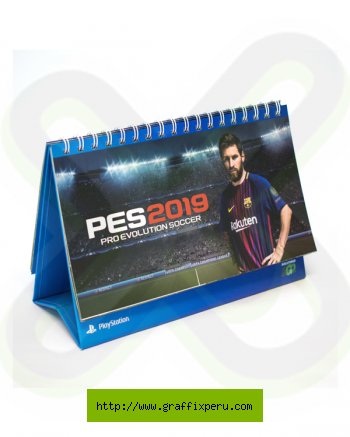 Calendario triangular de escritorio