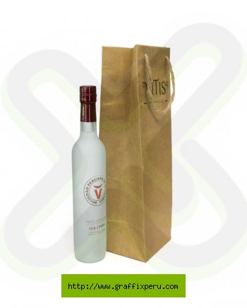 Bolsas ecologicas para botellas  pisco