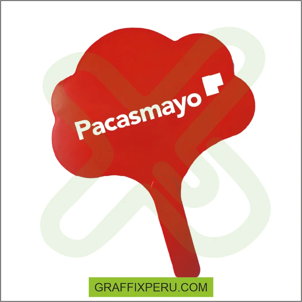 ABANICO EN FORMA DE NUBE