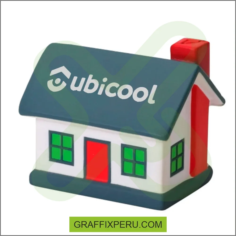 anti-estrés con diseño de casa - Vista alternativa