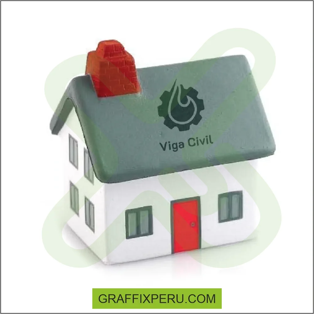 anti-estrés con diseño de casa