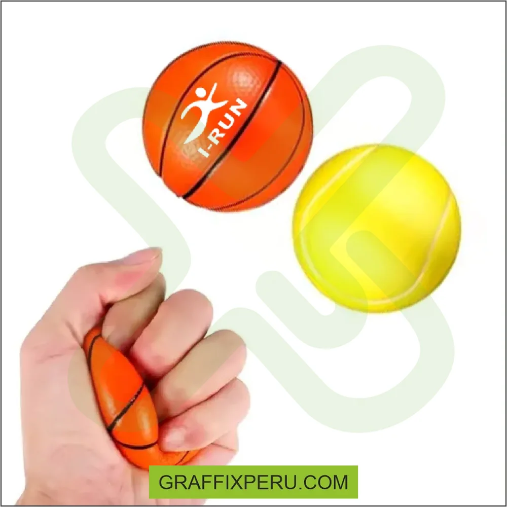 anti-estrés con diseño pelota deportiva - Vista alternativa