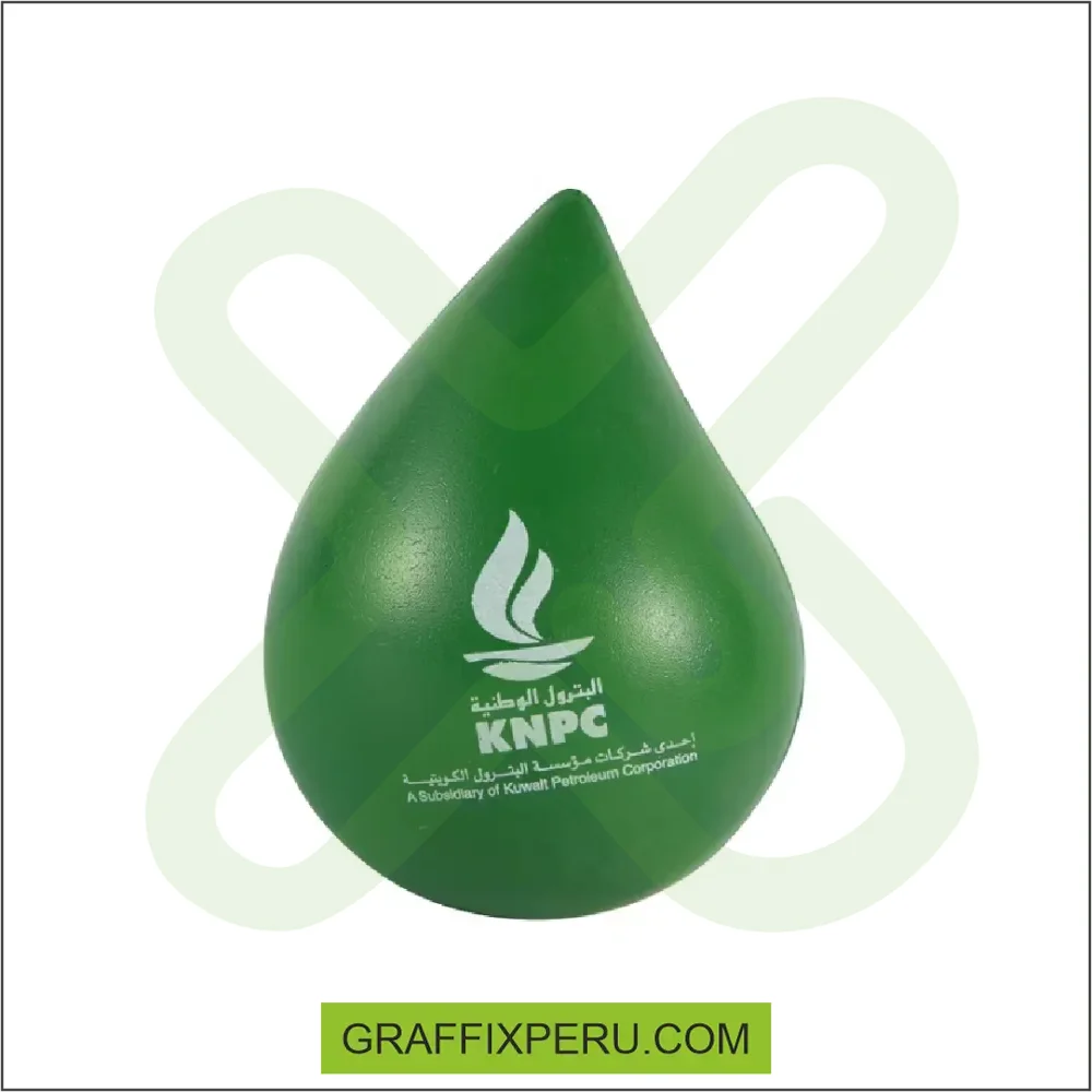 anti-estrés con diseño gota de agua