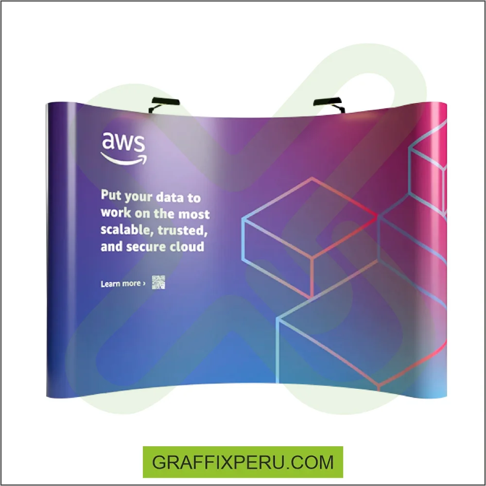 backing wall curvo velcro