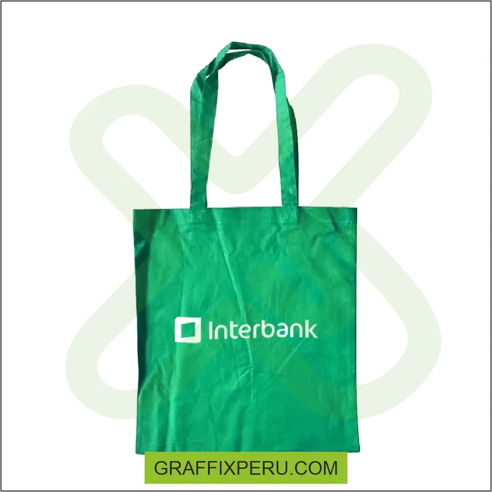 BOLSA DE ALGODON CON ASA Y FUELLE - Vista alternativa