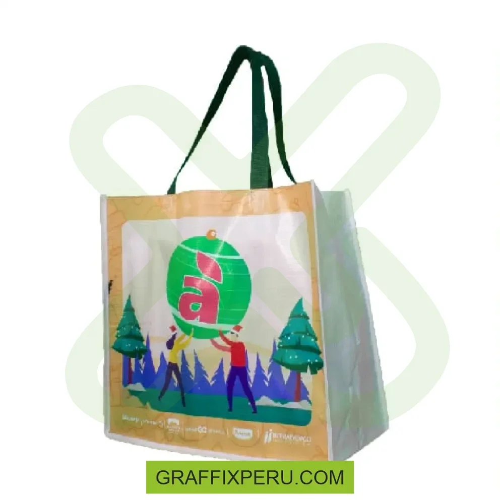 bolsa tarpulin (mercado) 52*50*20 - Vista alternativa