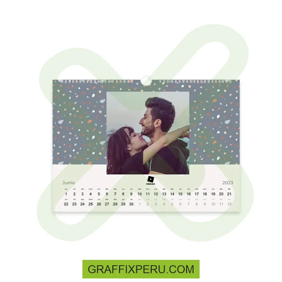 CALENDARIO DE PARED CON OJAL AFRODITA CORPORATIVO - Vista alternativa