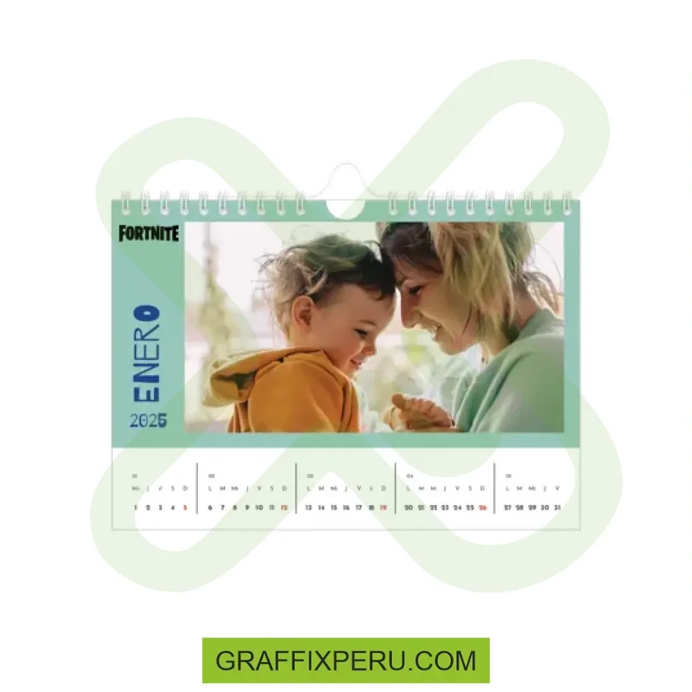 CALENDARIO DE PARED CON OJAL AFRODITA CORPORATIVO