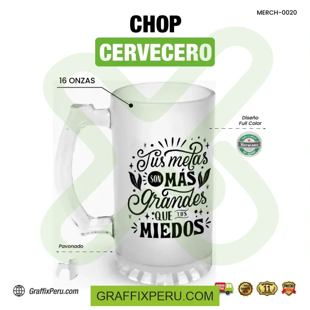 chop cervecero sublimable - Vista alternativa