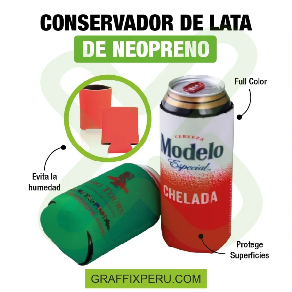 CONSERVADOR DE LATA EN NEOPRENO - Vista alternativa