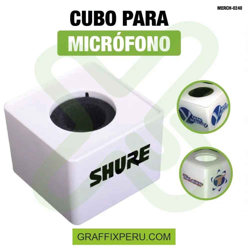 cubo para microfono