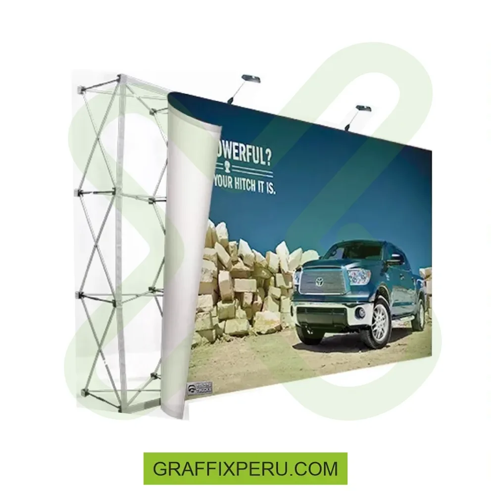 display velcro recto - Vista alternativa