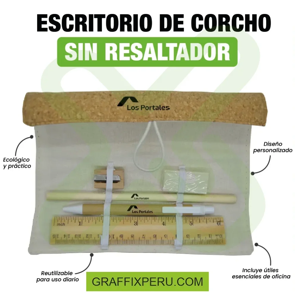 ESCRITORIO NATURAL SIN RESALTADOR - Vista alternativa