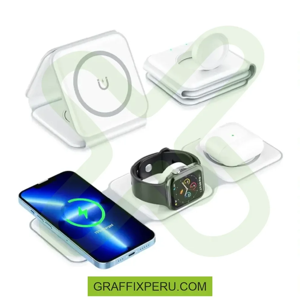 ESTACION DE CARGA INALAMBRICA 3 EN 1 - Vista alternativa