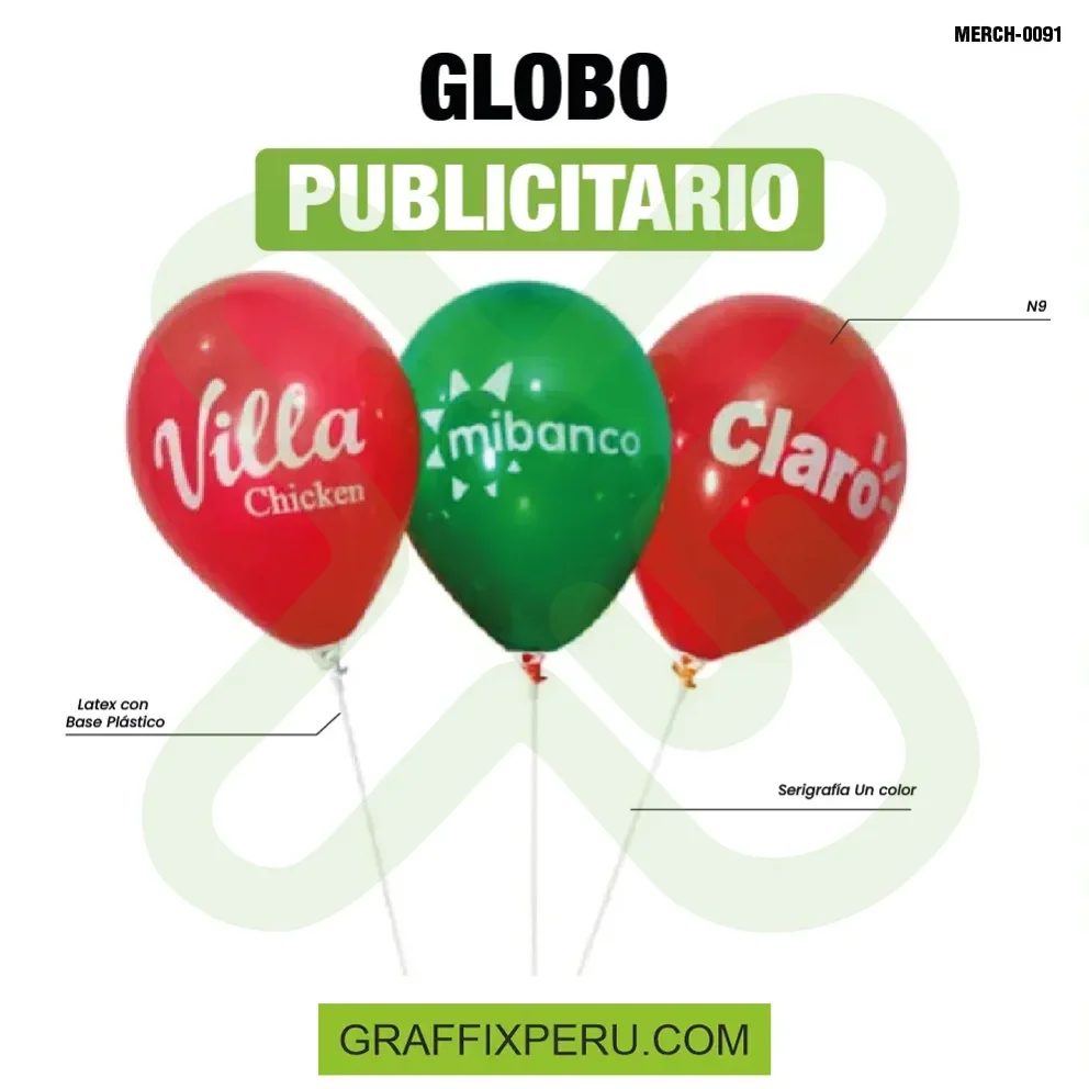globos publicitarios - Vista alternativa