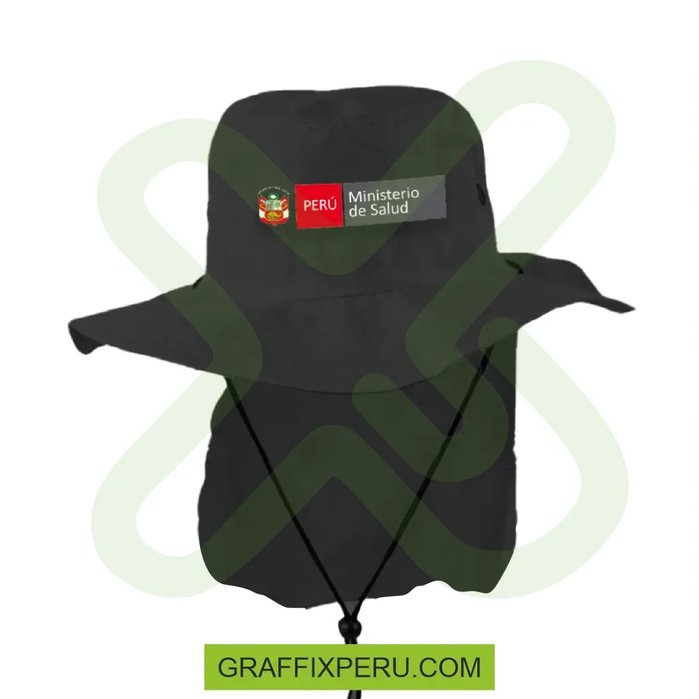 Sombrero safari con tapa nuca