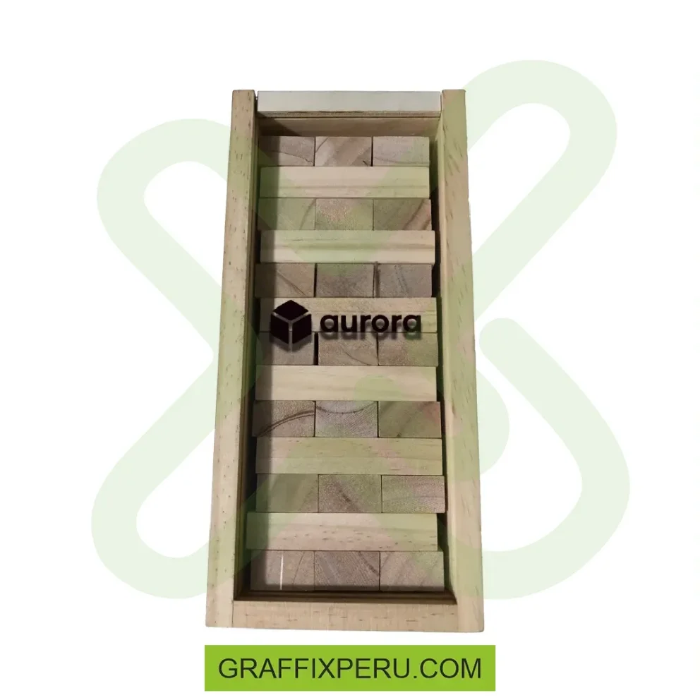 jenga de madera - Vista alternativa