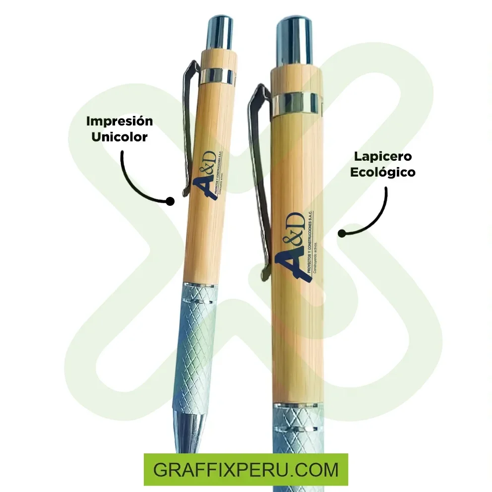 LAPICERO BAMBOO CON METAL
