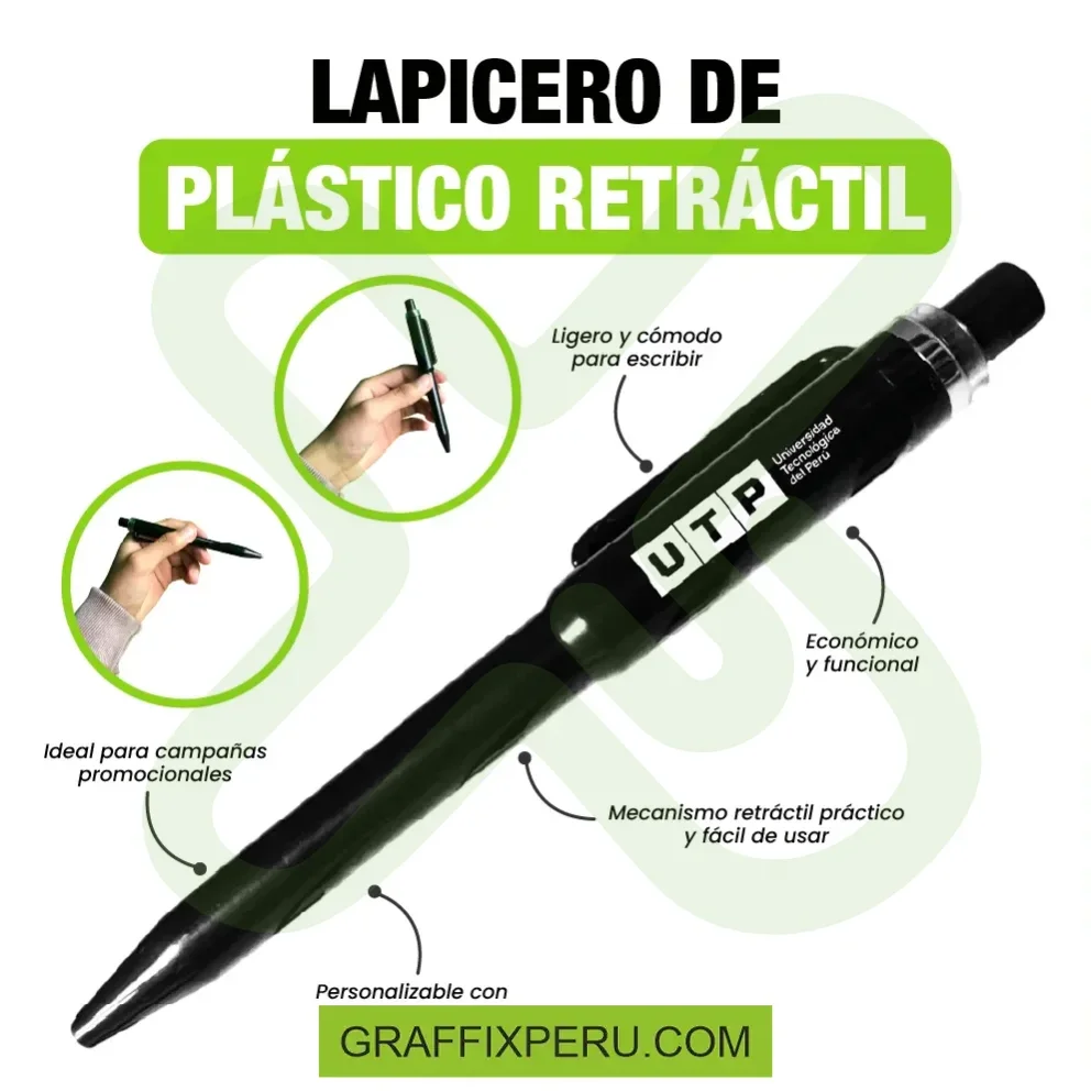 LAPICERO DE PLÁSTICO RECICLADO MODELO STANLEY MATE - Vista alternativa