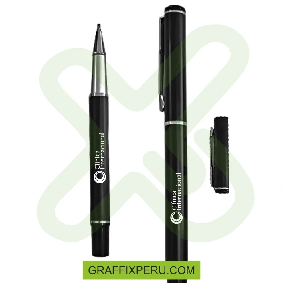 LAPICERO METALICO - NEGRO/DORADO MATE