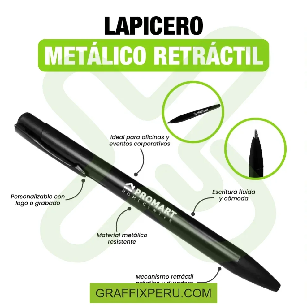 LAPICERO METÁLICO RETRÁCTIL - Vista alternativa