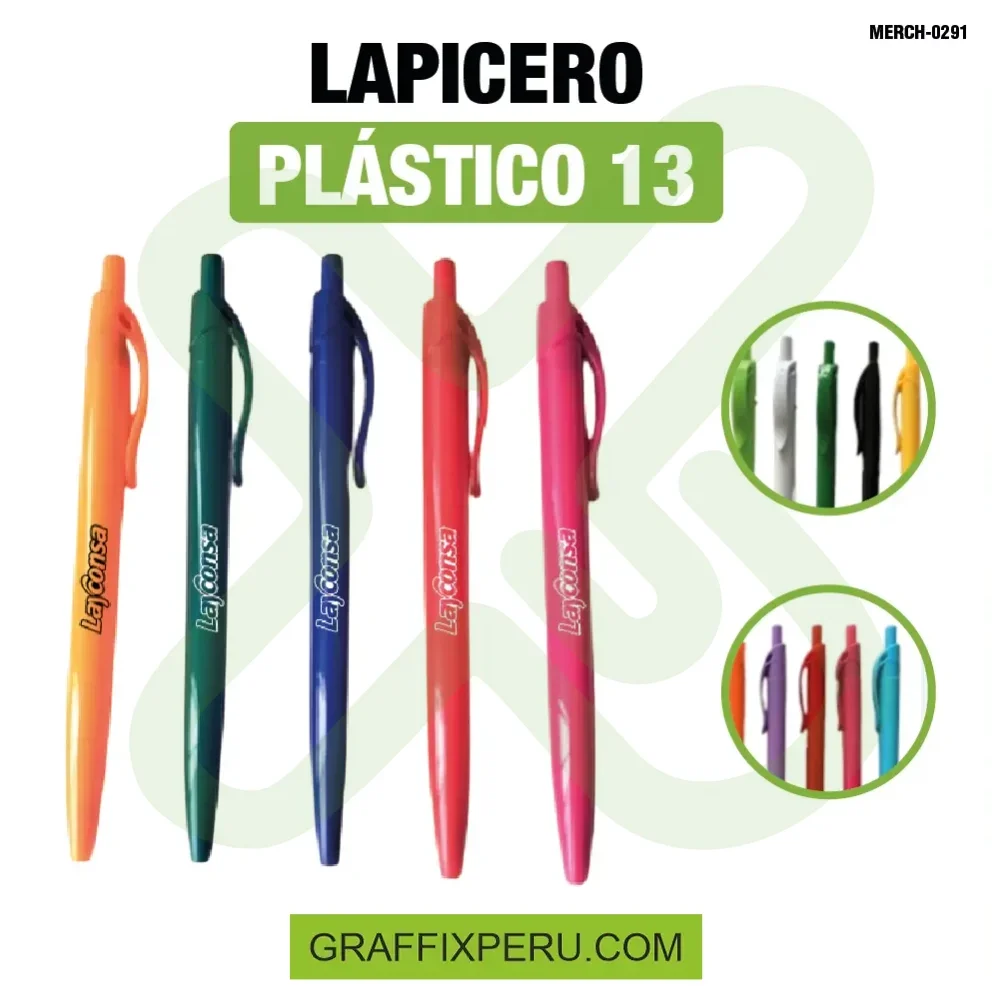 LAPICERO PLASTICO 13