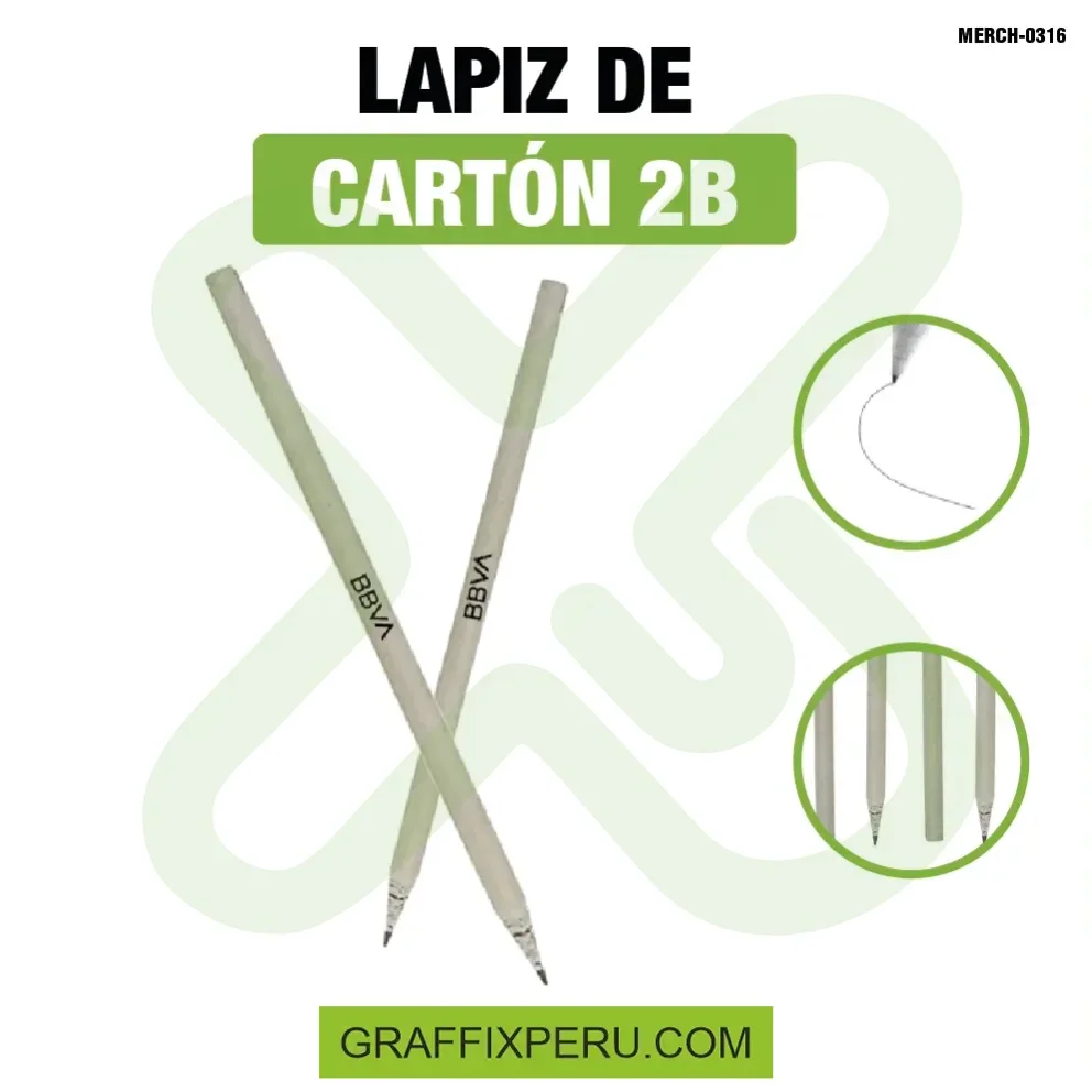 LAPIZ DE CARTON 2B
