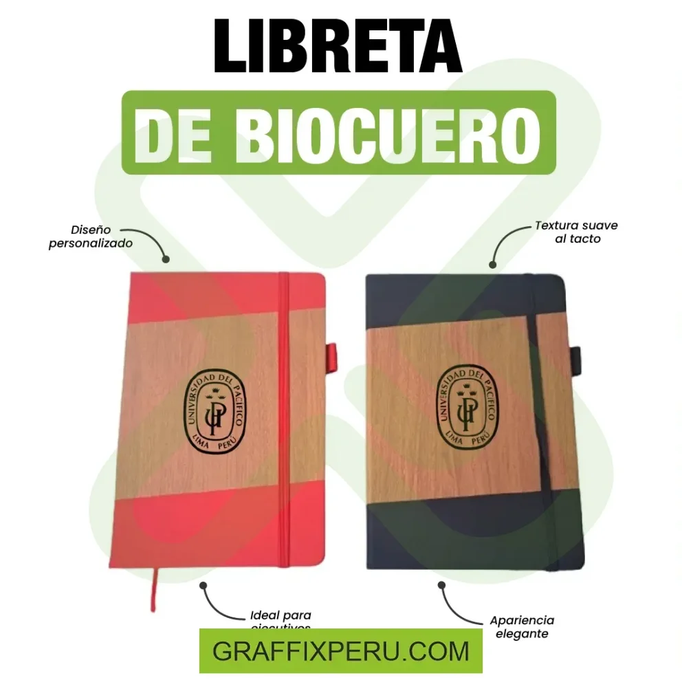 LIBRETA BIOCUERO Y CORCHO - Vista alternativa