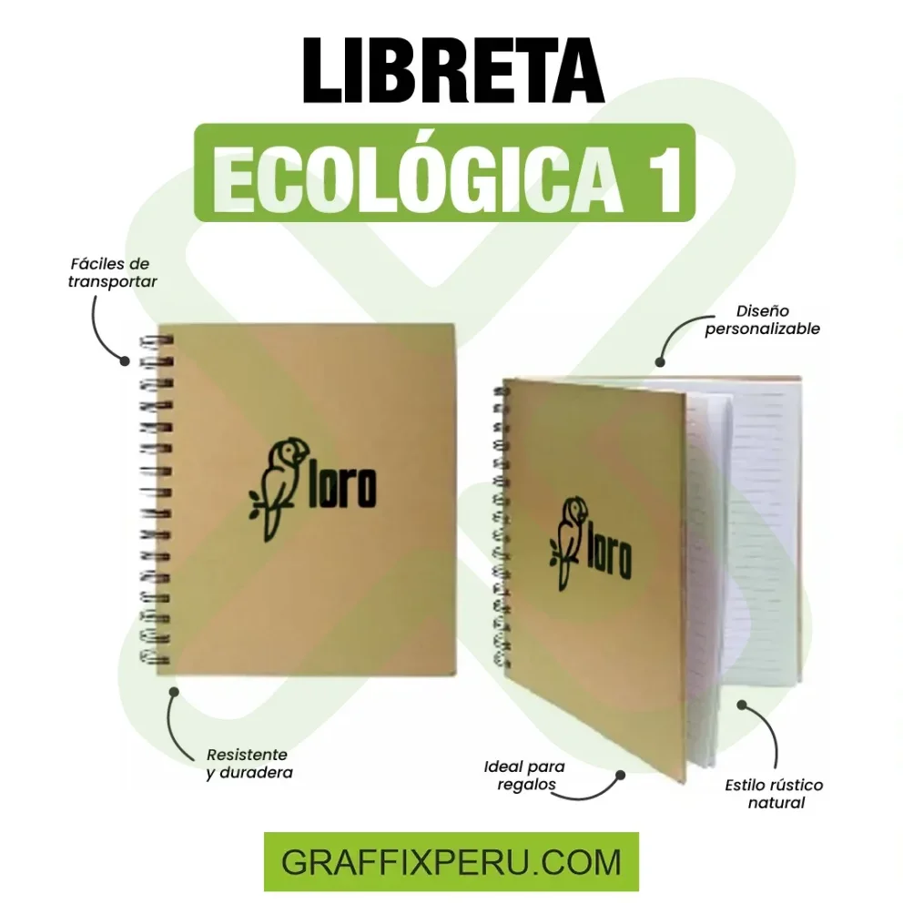 LIBRETA ECOLÓGICA 1 - Vista alternativa
