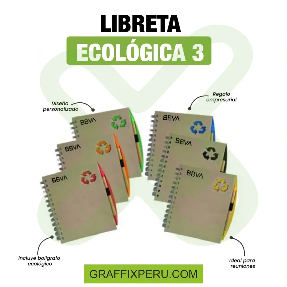 LIBRETA ECOLÓGICA 3 - Vista alternativa