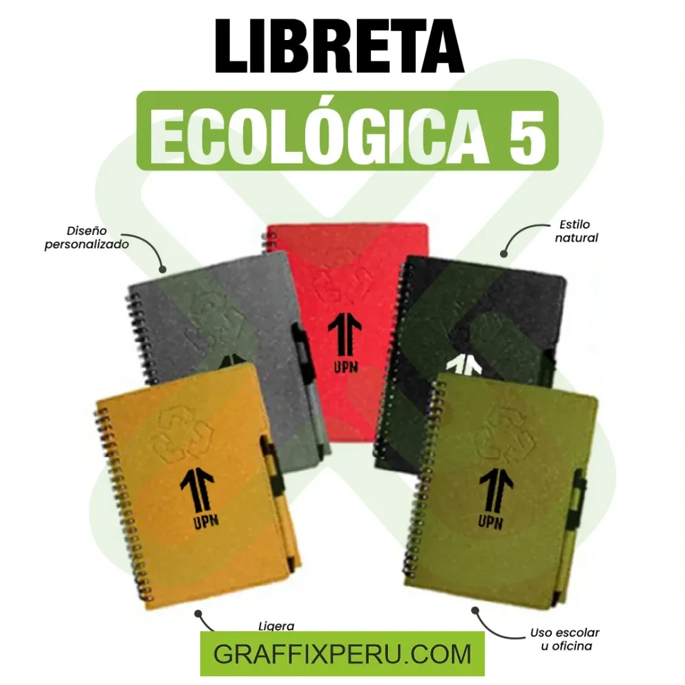 LIBRETA ECOLÓGICA 5 - Vista alternativa