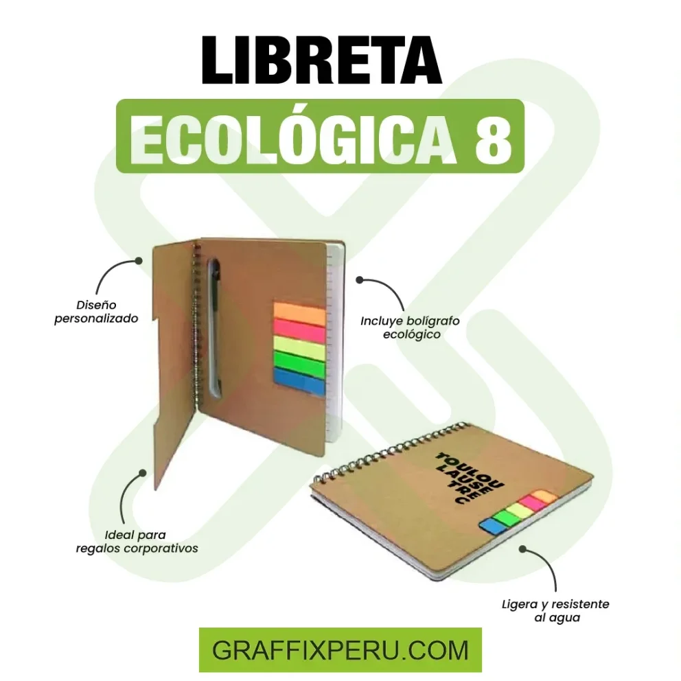LIBRETA ECOLÓGICA 8 - Vista alternativa